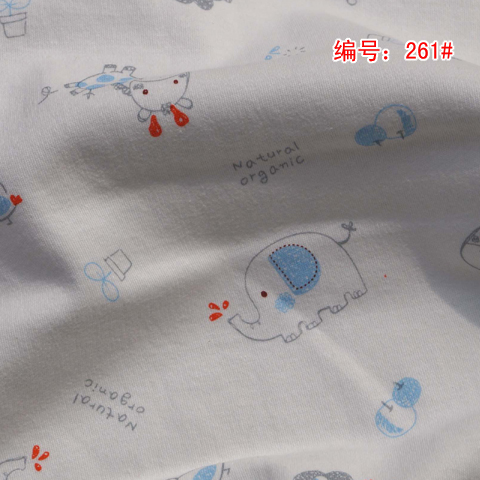 针织印花布