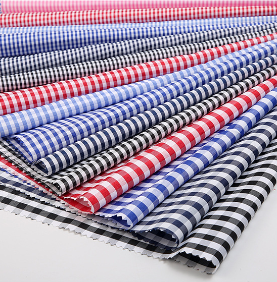 涤纶彩色格子布