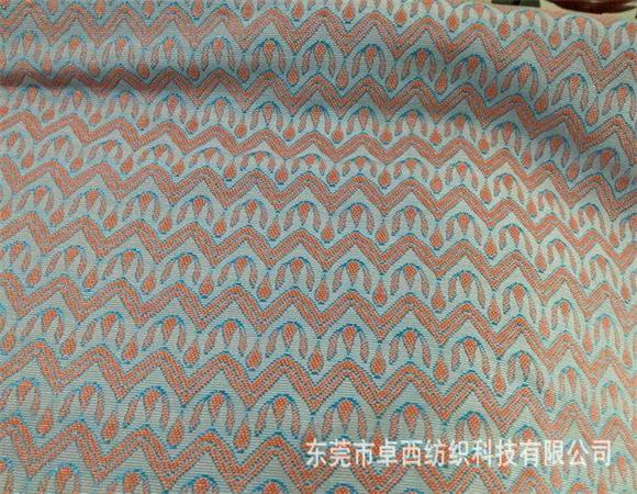 波浪纹环保涤纶面料混纺pp草编织布