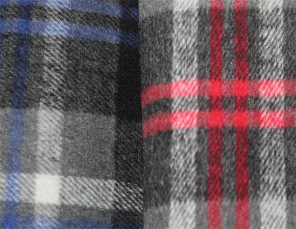 毛绒格子布 鞋服面料