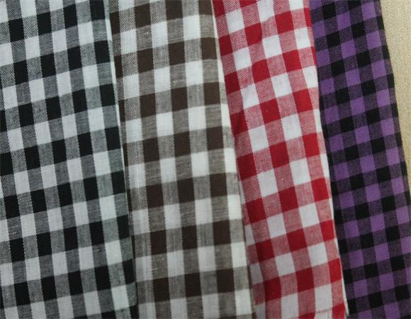 色织格子布 鞋服面料