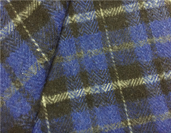 全棉磨毛斜纹色织格子布 服装连衣裙面料