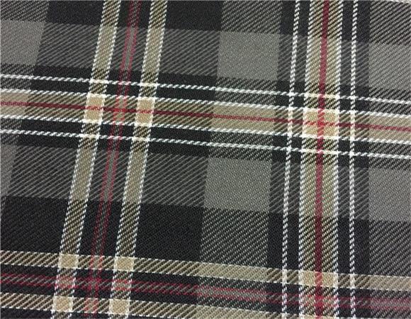 全棉斜纹色织格子布 服装外套面料