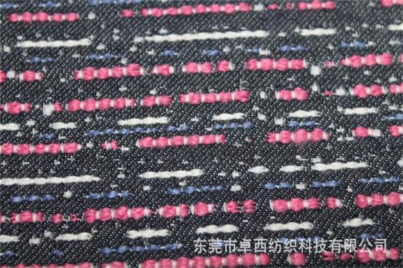 色织条纹提花