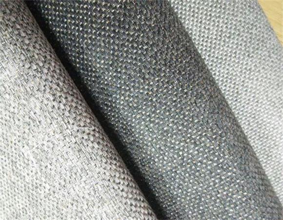 涤棉编织面料 棉线编织鞋材面料