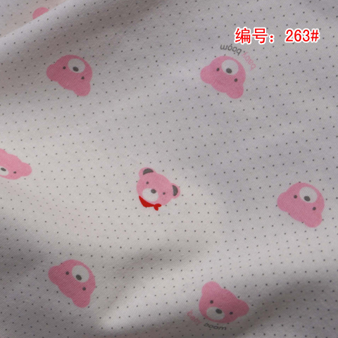 宝宝专用全棉针织印花布